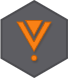 V! logo footer